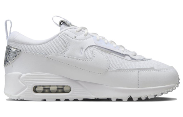 Nike Air Max 90 Комфортная Устойчивая к истиранию Низкая Повседневная Обувь Женская Белая