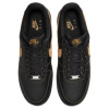 Nike Air Force 1 Кожа Противоскользящие Устойчивые к истиранию Низкие Кроссовки для скейтбординга Мужские Черные