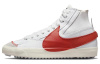 Nike Blazer Mid Скейтборд Кроссовки Унисекс Белый Красный