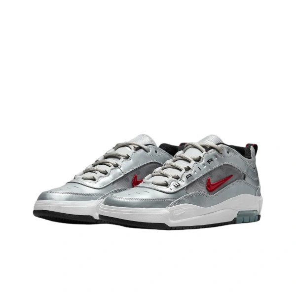 Nike Air Max Ishod противоскользящие устойчивые к истиранию низкие кеды для скейтбординга мужские серебряные