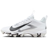 Nike Alpha Menace 4 FG Твердое покрытие Амортизация Противоскользящие Футбольные бутсы Мужские Белый Серебряный Черный
