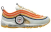 Nike Air Max 97 Дышащие Низкие Повседневные Беговые Кроссовки Мужские Серый Оранжевый