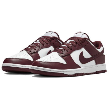 Nike Dunk Кожа Замша Низкие Кроссовки для Скейтбординга Унисекс Умбра