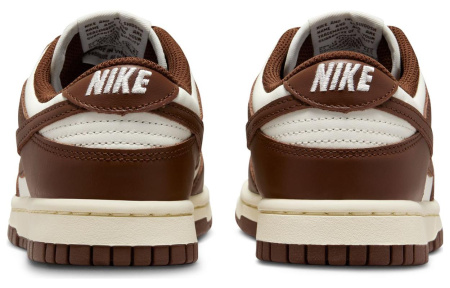 Nike Dunk 'Surfaces In Коричневый и Парус' Шоколадная Кожа Удобная Амортизация Устойчивая к Износу Легкий Низкий Верх
