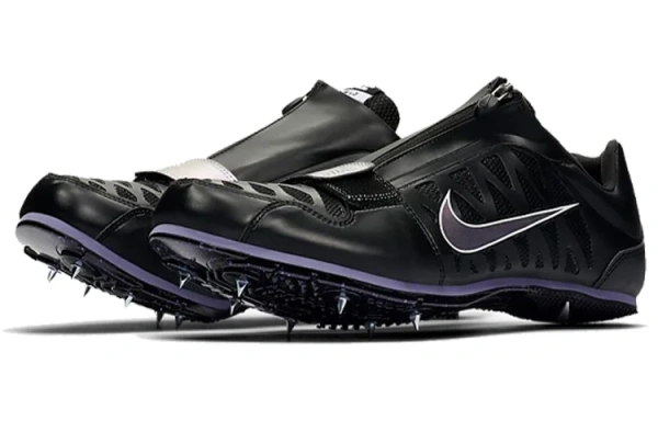 Nike Air Zoom LJ 4 Track SPIKE Удобные Низкие Кроссовки для тренировок Унисекс Черный Фиолетовый