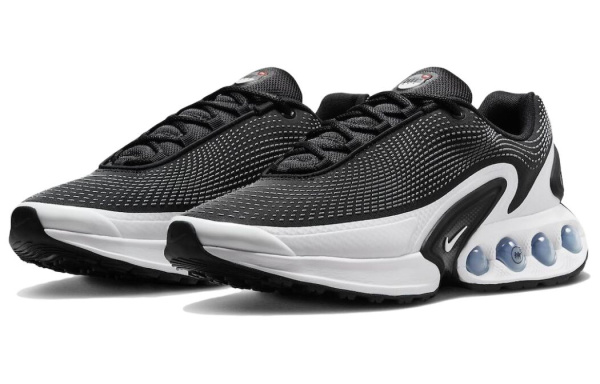 Nike Air Max DN Износостойкий Дышащий Низкий Топ Повседневная Обувь Мужская Черный Белый