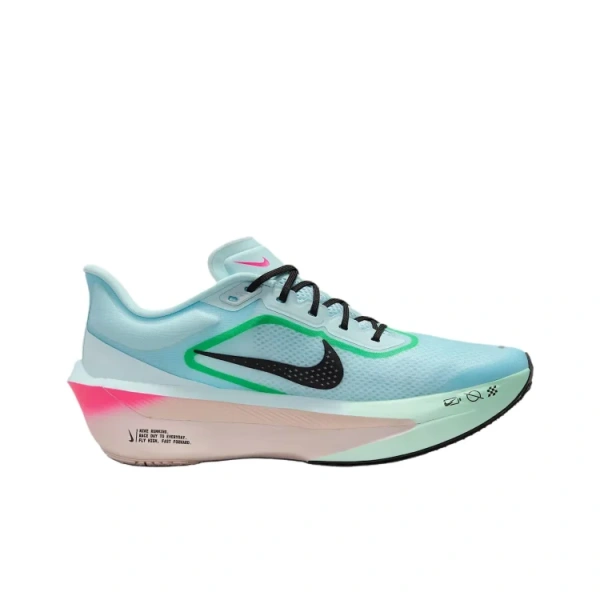 Nike Zoom Fly 6 Устойчивые к истиранию Низкие Повседневные Беговые Кроссовки Мужские Синие
