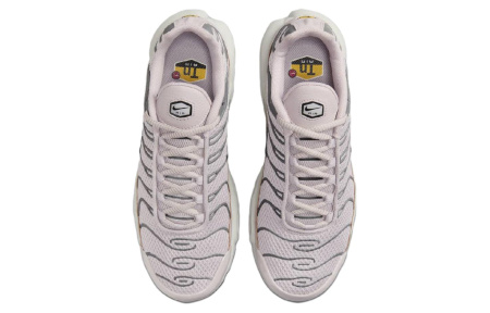 Nike Air Max Plus Сетка Устойчивая к истиранию Низкая Повседневная Обувь Женская Серебряный Розовый