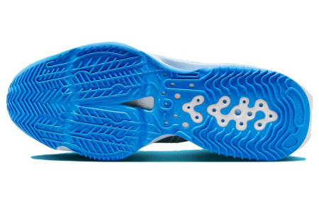 Nike Air Zoom g.T. Jump 2 Удобные Круглые Баскетбольные Кроссовки с Низким Верхом для Мужчин Серый Синий