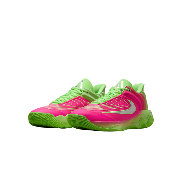 Nike Giannis Immortality 4 Low Топ Баскетбольные кроссовки Мужской Взрывной Зеленый Желтый