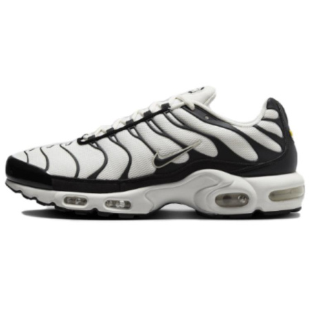 Nike Air Max Plus Устойчивая к истиранию Низкая Повседневная Обувь Унисекс Белый Черный