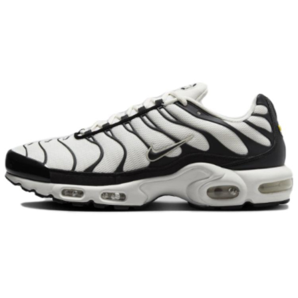 Nike Air Max Plus Устойчивая к истиранию Низкая Повседневная Обувь Унисекс Белый Черный