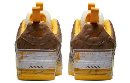 Nike Air Force 1 EXPERIMENTAL 'Archaeo Brown' Синтетическая кожа противоскользящая устойчивая к истиранию амортизация
