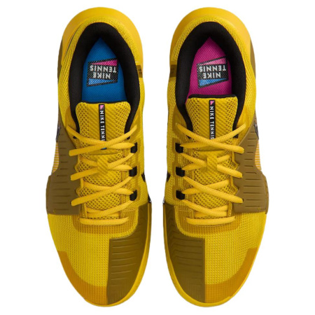 NIKE Zoom GP Challenge 1,5 Поддержка Отскок Низкие Кроссовки для Тениса Мужские Желтые