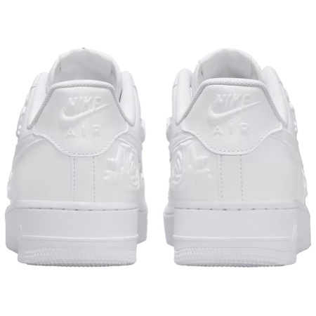 Nike Air Force 1 Slip Resistant Abrasion Resistant Низкие Кроссовки для скейтбординга Женские Белые
