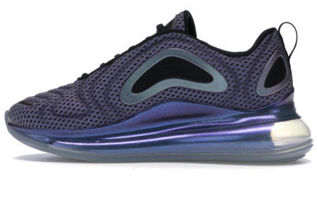 Nike Air Max 720 Low Топ Детские Лайфстайл Кроссовки Черный Фиолетовый Унисекс