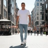 Nike Full Force Low Топ Скейтборд Кроссовки Мужские Черные Белые Синие
