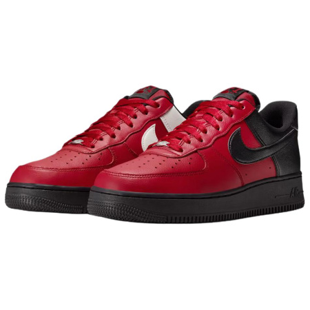 Nike Air Force 1 Дышащая Скейтбордическая Обувь Мужская Красная Черная