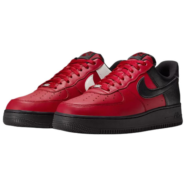 Nike Air Force 1 Дышащая Скейтбордическая Обувь Мужская Красная Черная