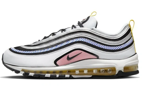 Nike Air Max 97 Low Топ Повседневные Беговые Кроссовки Унисекс Белый Черный