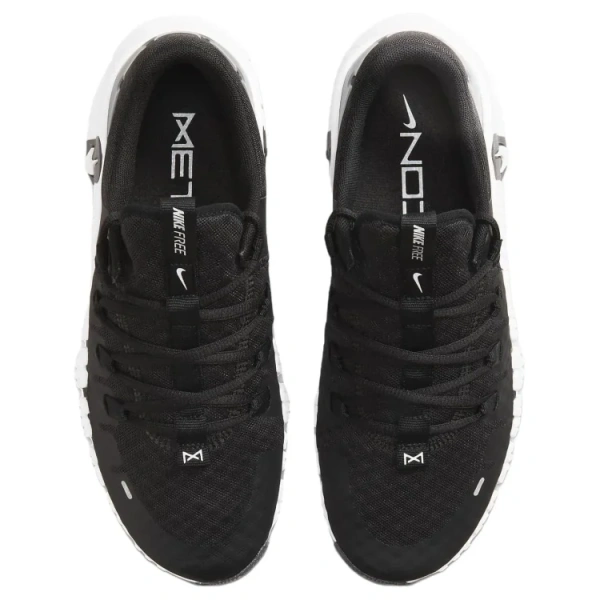 Nike Free Metcon 5 Универсальная низкая тренировка Кроссовки Женские Черный Белый