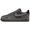 Nike Air Force 1 Slip-Resistant Abrasion-Resistant Low-Top Скейтборд Кроссовки Мужские Черные Серые