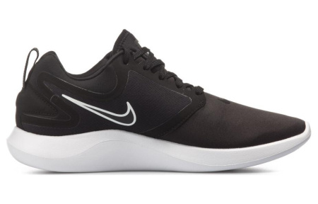 Nike Lunarsolo Амортизация и Дышащий Низкий Топ Беговые кроссовки Мужские Черный Белый