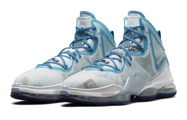 Nike Lebron 19 High Топ Баскетбольные кроссовки для игры Унисекс Серебристо-серый Азиатская версия