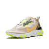 Nike React Element 87 Амортизация Противоскользящие Низкие Повседневные Беговые Кроссовки Унисекс Оранжевый Зеленый