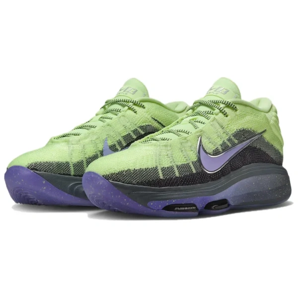 Nike GT Hustle 3 Модный тренд Баскетбольные кроссовки Унисекс Зеленый
