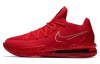 Nike Lebron 17 Амортизация Противоскользящие Низкие Баскетбольные Кроссовки Мужские Золото Красный Азиатская Версия