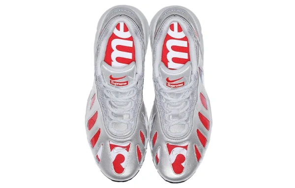 Supreme X Nike Air Max 96 Текстиль Синтетическая кожа Низкий топ Повседневные беговые кроссовки Мужские