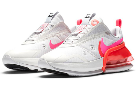 Nike Air Max Up Ткань Низкие Повседневные Беговые Кроссовки Женские Белые Розовые
