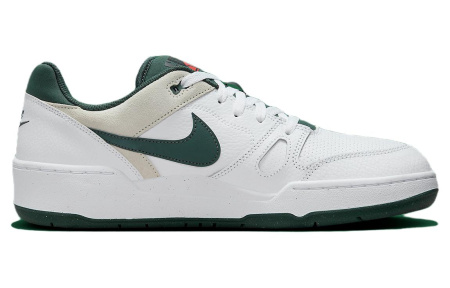 Nike Full Force Low Топ Скейтборд Кроссовки Мужские Белые Зеленые Бежевые Замша