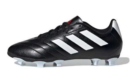 Adidas Goletto 7 VII Твердый Грунт Бутсы K FG Anti KICK Амортизация Низкие Детские Футбольные Бутсы Черный Белый