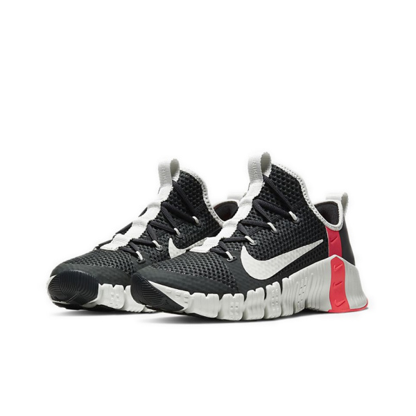 Nike Metcon 3 Бесплатно Амортизаторы Устойчивые к истиранию Низкий Топ Кроссовки для тренировок Мужской Черный Белый Красный