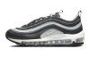 Nike Air Max 97 Кожа Удобные Устойчивые к истиранию Дышащие Низкие Кеды для Детей Lifestyle Черные Серые Подростковые