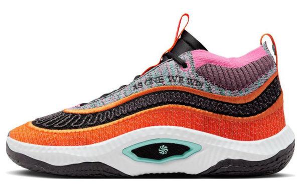 Nike Cosmic Unity 3 Амортизация Противоскользящие Устойчивые к истиранию MID Топ Баскетбольные кроссовки Мужские