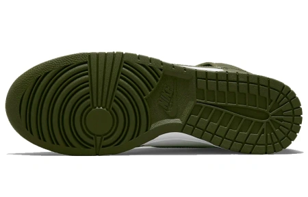 Nike Dunk High Ретро 'Cargo Хаки' Удобные Высокие Кроссовки для скейтбординга Мужские Армейский зеленый