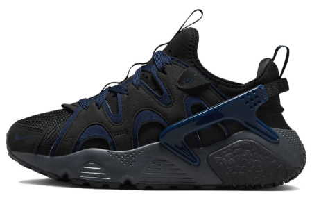Nike Air Huarache Low Топ Повседневные Беговые Кроссовки Женские Черные Синие