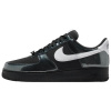 Nike Air Force 1 Slip-Resistant Скейтборд Кроссовки Унисекс Черный Белый