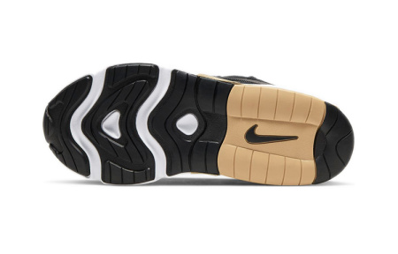 Nike Air Max 200 Аbrasion Resistant Низкие Кроссовки для Бега Черный Золото Детские Возраст 3-7 Лет