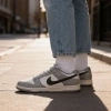 Nike Dunk Slip-Resistant Abrasion-Resistant Low-Top Скейтборд Кроссовки Мужские Серые