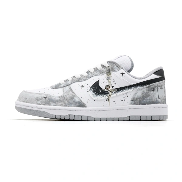 Nike Big Low Godfather Box Included Противоскользящие Устойчивые к истиранию Дышащие Низкие Кроссовки для Скейтбординга