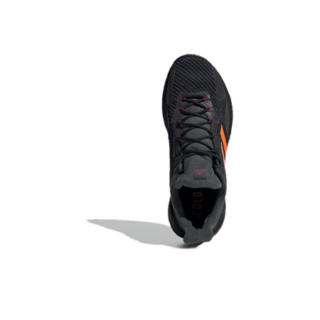 Adidas PulseBOOST Ткань Дышащий Низкий Верх Повседневные Беговые Кроссовки Унисекс Черные