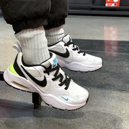 Nike Air Max Fusion Амортизация Устойчивость к истиранию Дышащие Низкие Беговые кроссовки Белый Черный Зеленый