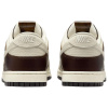 Nike Dunk Abrasion Resistant Низкие Кроссовки для скейтбординга Мужские Коричневые Белые