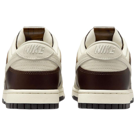 Nike Dunk Abrasion Resistant Низкие Кроссовки для скейтбординга Мужские Коричневые Белые