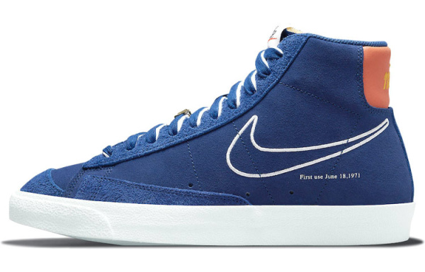 Nike Blazer 77 'First Use' MID Топ Скейтборд Кроссовки Мужские Королевский Синий