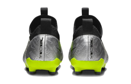 Nike Zoom Vapor 15 Academy 25 MG Противоскользящие Низкие Футбольные бутсы с Отскоком Зеленые Детские